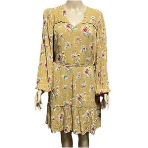 Matilda Jane Heart to Heart Discovery Gardens Floral Tiered Dress L